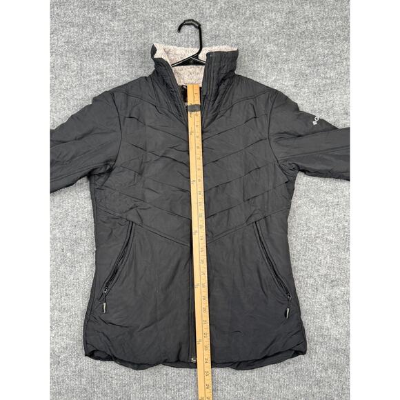 Columbia Titanium Jacket Small Womens Black Interchange Insulated Omni Heat - Picture 6 of 16